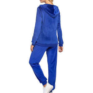 Conjuntos Deportivos de Terciopelo de Algodón para Mujer, Sudadera con Capucha y Pantalones Jogger, Ropa Casual de Calle, Conjunto de 2 Piezas, Logotipo Personalizado, Venta al Por Mayor de Fábrica - Product Image 6