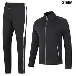 Ensemble de survêtement pour homme en deux pièces, vente en gros, motifs, coton et polyester, veste et pantalon de survêtement, vêtements de sport actifs OEM, sweats à capuche - Product Image 2