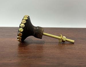 Vintage Epoxy Resin Wood Brass <b>Drawer</b> Knob Fresh Design Kitchen Pulls Knob For Modern Furniture Home and Office Decoration Use - Product Image 3