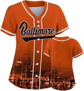 Camiseta de béisbol de alta calidad, sublimación, camiseta de equipo elegante personalizada, transpirable, duradera, ropa deportiva personalizada para jóvenes - Product Image 1