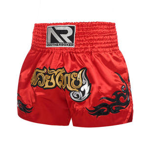 Pantalones cortos MMA de poliéster de alta calidad para hombres y mujeres, pantalones cortos de lucha de boxeo con logotipo personalizado para hombres - Product Image 2
