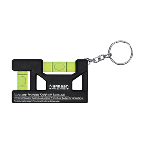 Portachiavi Personalizzato Narsaan con Livella a Bolla, Gadget Promozionale Personalizzabile per Auto e Chiavi - Product Image 2