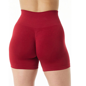 Pantalon de Yoga d'été taille haute pour femmes pêche hanche séchage rapide Fitness Shorts de sport Leggings à séchage rapide dames shorts pour la gym - Product Image 4