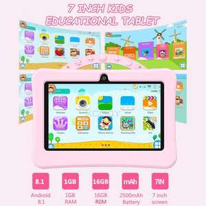 Tablette <span class=keywords><strong>PC</strong></span> pour enfants BDF 7 pouces avec WiFi, <span class=keywords><strong>classement</strong></span> supérieur, avec étui en silicone portable en forme d'astronaute, 2 Go + 32 Go, Android 8.1, processeur quadricœur MTK6735 - Product Image 5