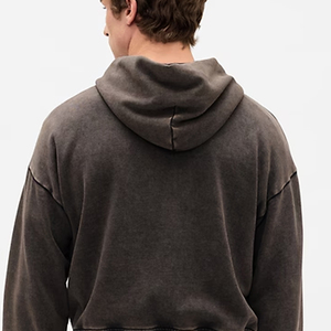 Sweat-shirt pour acheteurs en gros avec prix de gros, pull pour hommes, streetwear tendance avec manches longues, poche et logo personnalisé - Product Image 5