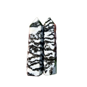 Torre y punto de jaspe de cebra negra, Gema de cebra, Obelisco, piedra Natural, nueva tendencia, venta al por mayor - Product Image 1