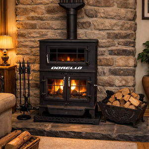 Poêle en aluminium avec four pour villa, durable, puissant, économique, chauffage - Product Image 1