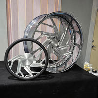 Jantes en alliage forgées neuves, polies, tout-terrain, 26 pouces, 8 trous, 5x127, adaptées aux voitures d'occasion, SUV et véhicules