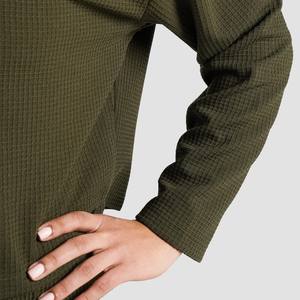 Sweat-shirt en molleton compressif 100% coton décontracté pour femmes Respirant Broderie sur le devant Taille personnalisée XS pour l'hiver Vente en gros - Product Image 5