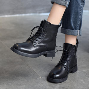 Bottes hautes tendance pour femmes, bottes cuissardes extensibles, bottes élégantes en cuir pour femmes, talon bloc, fermeture éclair latérale - Product Image 2