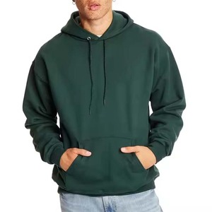 Pull de haute qualité 350gsm sweat à capuche surdimensionné Logo personnalisé blanc unisexe noir poids lourd hommes goutte épaule vert sweats à capuche - Product Image 4