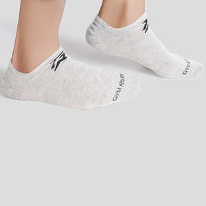 Chaussettes de sport invisibles de haute qualité pour le cyclisme, lot de 3, taille unique, logo personnalisable, respirantes, anti-bactériennes, anti-transpiration, pour l'automne - Product Image 3