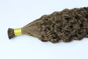 SHY I Tip Virgin European Hair Extensions Machine Double Trame Droite Brun Blonde 1 g/pcs Toutes Les Couleurs Convient Salon - Product Image 2