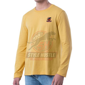 Nuevo Diseño Camisetas de Manga Larga para Hombre Algodón Poliéster Camisetas de Manga Larga para Hombre al por Mayor - Product Image 2