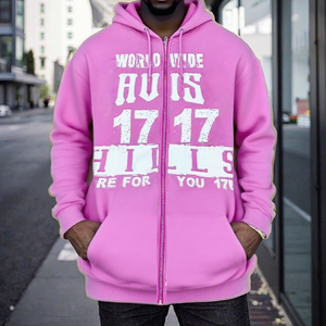 Sweat à capuche avec logo imprimé personnalisé pour hommes Streetwear oversize lourd pull style coton - Product Image 5