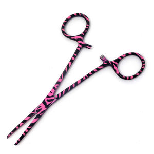 Fuente de alimentación Manual con patrón rosa de 5,5 pulgadas, fórceps de bloqueo hemostático, instrumento curvo Dental para instrumentos quirúrgicos básicos - Product Image 1