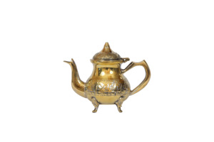 Brass Handmade Vintage Solid Brass Tea <b>Pot</b> With Arabic Design And Handle Direct From Manufacturers <b>Utensils</b> Scoop Collection - Product Image 2