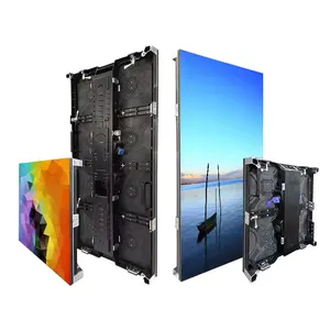 3D stage curved led background with video processor P3.91/P4.81 led display screen 500x500mm