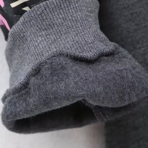Customizable Oversized Men's Long Sleeve Cotton <b>Crewneck</b> Pullover Winter Fleece Print Design ODM Technique Solid - Product Image 2