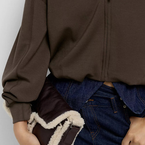 Intérieur en polaire douce à manches longues pour la chaleur et le confort Fermeture à glissière Style Coupe décontractée Impression et broderie de logo personnalisé Chaud 2026 - Product Image 2