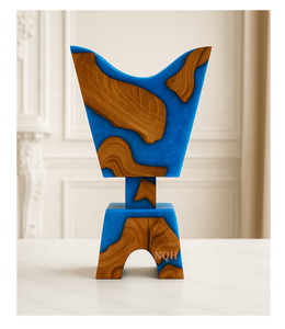 Quemador de Incienso Bakhoor de Resina Epoxi y Madera Artesanal de Lujo, Moderno Porta Incienso Árabe, Decoración para el Hogar, Fragancia Oud Bakhoor Aromática - Product Image 2