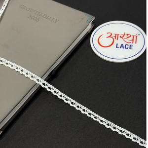 Beige Cotton Traditional Luxury Floral <b>Crochet</b> Lace Trim 9MM Narrow Decorative Ribbon for <b>Bags</b> Garments Crafts Sewing DIY - Product Image 5