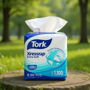 Servilletas Blancas Extra Suaves de 2 Capas Tork Xpressnap 15850, 8 Paquetes de 1000 Unidades - Product Image 3