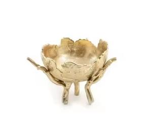 Fantastique bol en métal avec support, symbole d'un goût raffiné et d'une praticité, intégrité structurelle même avec une utilisation intensive - Product Image 3