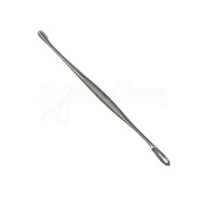 Cureta de hueso Volkman, instrumento ortopédico quirúrgico de acero inoxidable con copa ovalada de doble extremo de 6,75 pulgadas - Product Image 4