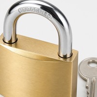 Cadenas en laiton massif 60 mm, robuste, étanche, antirouille, avec anse renforcée, à clé, pour salle de sport, bagages, porte, extérieur, OEM, personnalisé, vente en gros