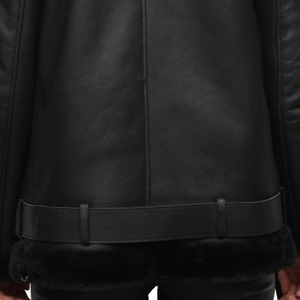 Custom Design Full Sleeve Breathable Women Leather <b>Jacket</b> Winter Fashion Stylish Comfortable Durable Cotton Lining Customizable - Product Image 6