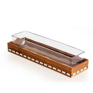 Caja de dulces de acrílico exclusiva con tapa de incrustación de concha Caja de regalo de lujo elegante para celebraciones festivas, bodas y decoración del hogar - Product Image 3