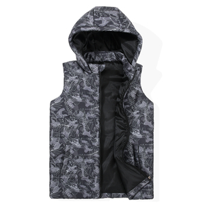 Fabrication directe d'usine OEM/ODM, gilet matelassé écologique pour homme, vêtements d'extérieur d'hiver, tissu respirant, manteau matelassé ultra chaud - Product Image 1