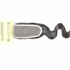 Extensiones de cabello humano indio natural 2*6 HD Bodywave cierre tejido visón crudo sin procesar al por mayor proveedores indios - Product Image 3