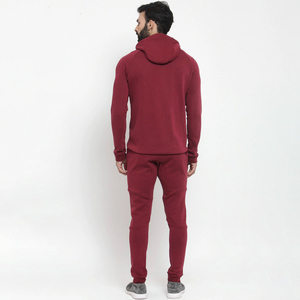 Chándal de hombre hecho a medida OEM, conjunto de dos piezas de tela de algodón, chándal transpirable de moda directo de fábrica al por mayor para hombre 2026 - Product Image 3