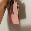 Portefeuille porte-clés en cuir personnalisé, porte-carte, pochette enveloppe, petit portefeuille en cuir pour homme et femme, cadeau d'anniversaire