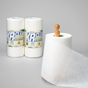 Krclean 50 feuilles de lingettes de cuisine blanches réutilisables écologiques en tissu non tissé doux qui absorbe bien pour une utilisation polyvalente - Product Image 4