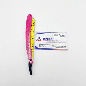 Maquinilla de afeitar recta Manual con logotipo personalizado de alta calidad, herramienta de afeitado Manual de una sola hoja de acero inoxidable para Barbero, axilas, venta al por mayor - Product Image 6