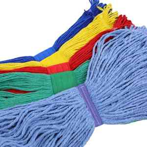 Top Quality Customized Color Easy Replacement Quick-drying Cotton Flat Mop Heads - Product Image 6