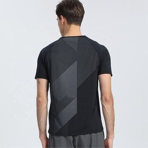 Camiseta de satén de alta calidad para hombre, moda personalizable, informal, deportiva, diseño liso, cómoda, transpirable, poliéster - Product Image 5