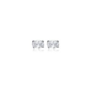 Recktangle forma Baguette CZ piedra Stud pendiente turco venta al por mayor hecho a mano 925 joyería de plata esterlina - Product Image 5