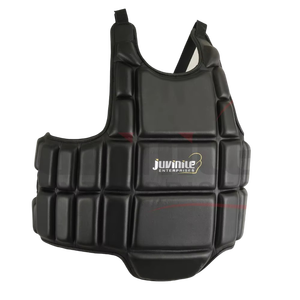 Protecteur de corps en cuir PU avec logo personnalisé professionnel Kick Boxing Training Shield avec protection supplémentaire Meilleur protège-poitrine de boxe - Product Image 1