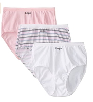 Culotte Hipster Femme 100% Coton Tricotée ODM Lavable en Machine Sans Étiquette Super Douce avec Ceinture en Peluche