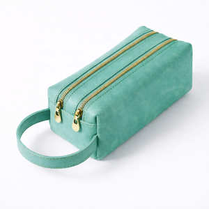 Sac de voyage pour rasoir en cuir de haute qualité, nouveau, pour homme, personnalisé, tendance, grande capacité, fermeture éclair, imperméable - Product Image 6