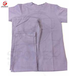 Customized Private Label Solid Grey Male Nurse Scrubs Suit different Style Medic Uniforms <b>Set</b> for US Medical Professionals - Product Image 6