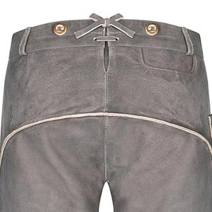 Pantalones cortos de cuero antiguo tradicionales bávaros hechos a medida cuero de cabra genuino Trachten Oktoberfest Lederhosen monos cintura plana - Product Image 6