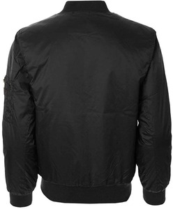 Chaqueta Bomber de Manga Larga para Hombre, Personalizada, de Alta Calidad, con Cuello Alto, Estilo Urbano, Reversible, Resistente al Viento, Venta al Por Mayor - Product Image 2