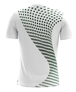 Vêtements de football personnalisés en gros pour enfants, haut en polyester avec logo et nom du club imprimés par sublimation, taille adulte, OEM - Product Image 4