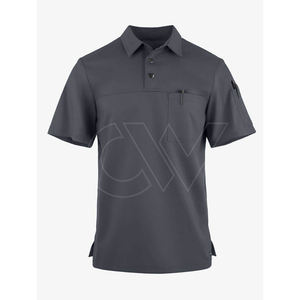 Combinaison de blouses d'hôpital pour hommes, été, couleur personnalisée, faible MOQ, uniforme uni, matière spandex, impression sérigraphique de haute qualité - Product Image 3