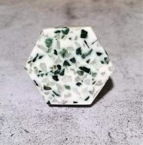 Perilla Redonda de Mármol y Madera con Perilla de Puerta de Latón, Color, Forma y Tamaño Personalizados, Hecho en India - Product Image 4